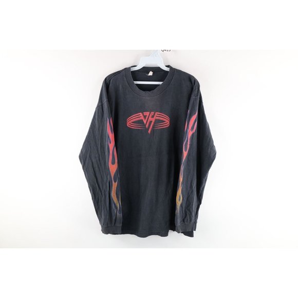 T-shirt Vintage 1998 Van Halen « 3 Tour » - Taille XL Noir - Coton, Coupe Régulière, Gildan 5000